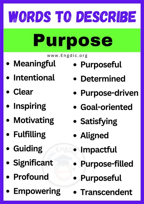 A purpose.